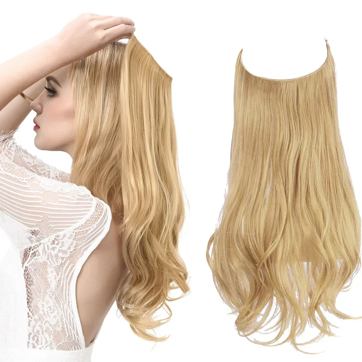 Remy Human Hair Extensions Clip-In Seamless Natural Volume Real Hair Strands Heat Safe Styling Full Ends No Tangle Women's Hair | Thomler
