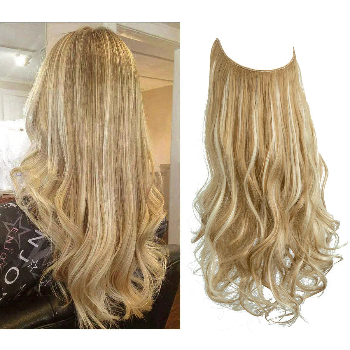 Remy Human Hair Extensions Clip-In Seamless Natural Volume Real Hair Strands Heat Safe Styling Full Ends No Tangle Women's Hair | Thomler