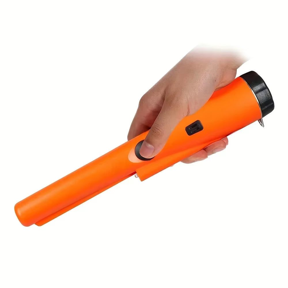 Handheld Metal Detector Pinpointer – IP66 Waterproof 360° Scan Treasure Finder with Dual Audio & Vibration Alert for Coin Hunting Relic | Thomler