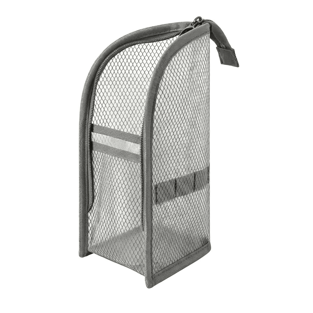 Self-Standing Travel Toiletry Bag with Clear Front Panel & Organized Compartments for Bathroom Makeup Cosmetics Daily Essentials Storage | Thomler