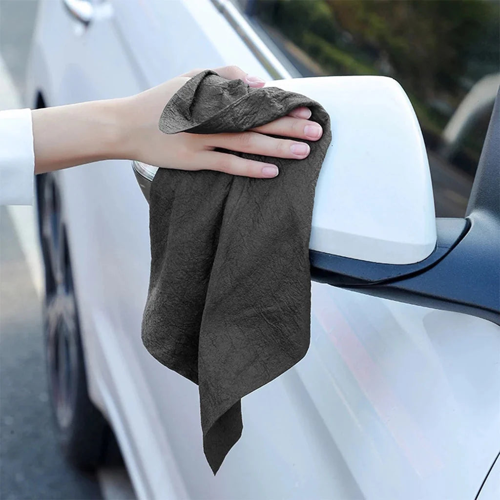 Microfiber Cleaning Cloths 10-Pack Lint-Free Streak-Free for Glass Windows Mirrors Kitchen Stainless Steel Car Detailing No Chemicals | Thomler