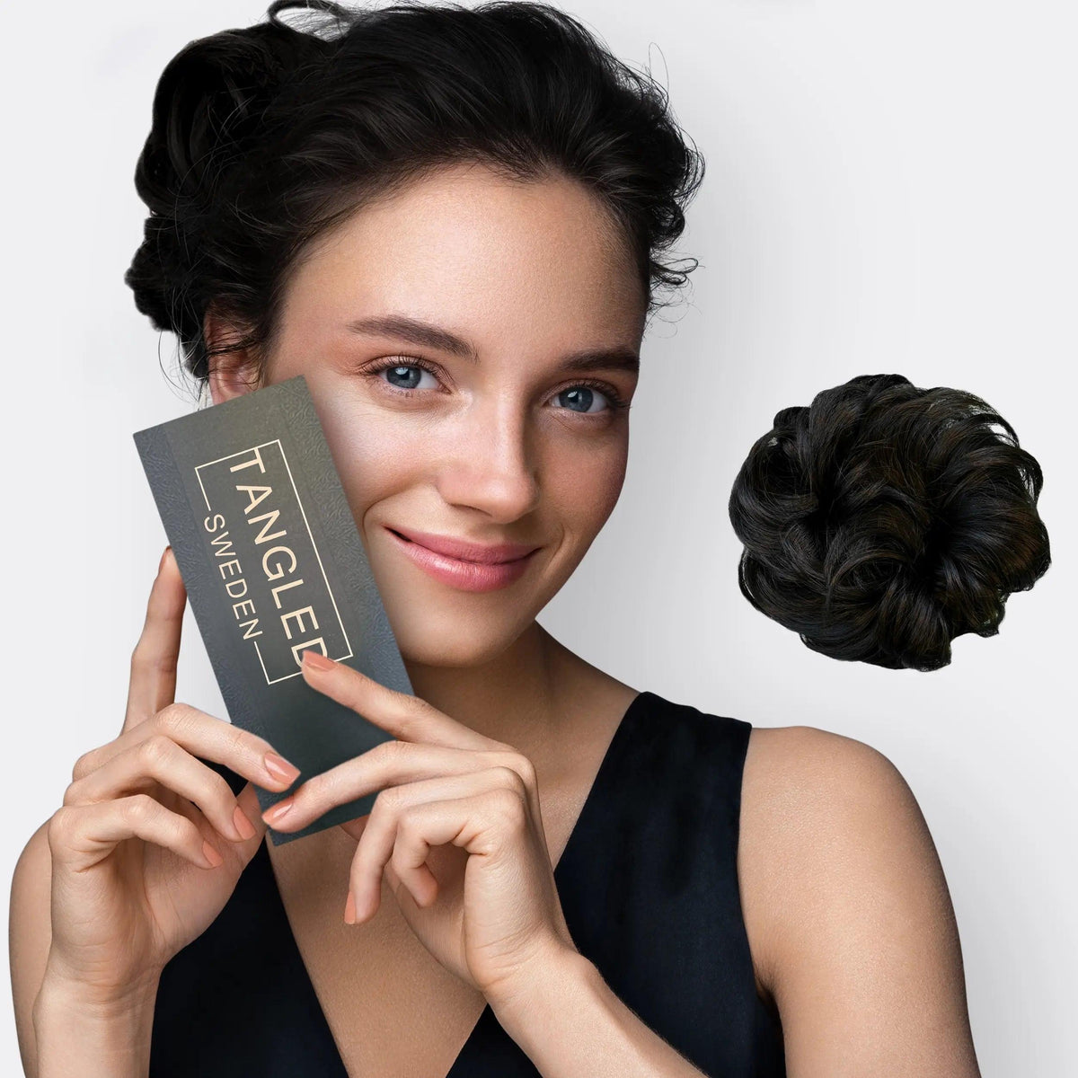 Messy Bun Hair Scrunchie – Instant Volume Ponytail Wrap for Thin or Fine Hair | Thomler