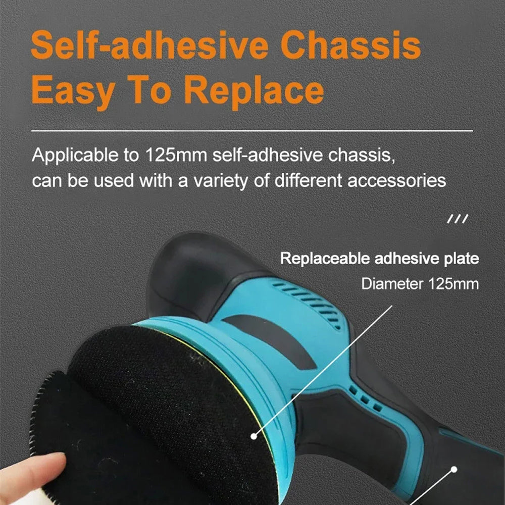 Cordless Dual-Action Auto Buffer with 8-Speed Control & Digital Display for Scratch Removal | Thomler