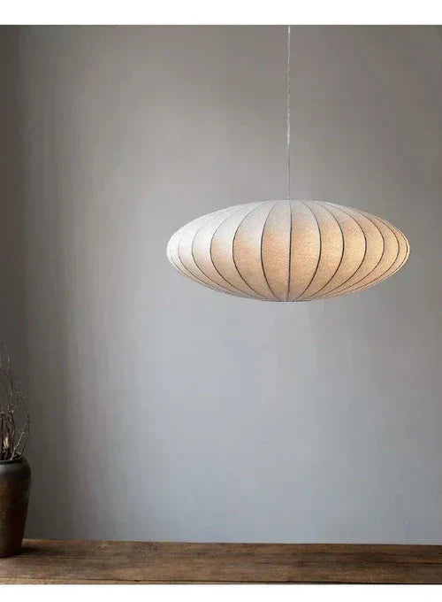 Chandelier with Fabric Shades and Crystal Accents for Dining Room, Bedroom, Living Room | Elegant Hanging Light Fixture with Multi-Tier Desi | Thomler