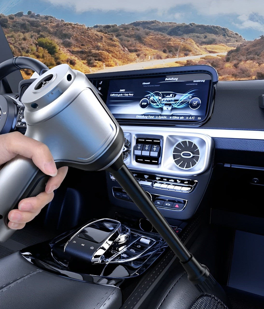 Handheld Rechargeable Vacuum Cleaner for Car & Home – Wireless Portable Dust Buster with Powerful Motor & Accessories | Thomler