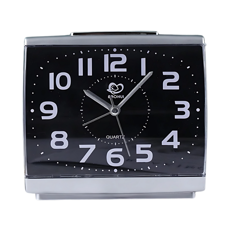 Oversized Nightstand Clock with Luminous Dial & Crisp Alarm – Quiet Sweep Movement for Bedrooms, Dorms & Seniors | Thomler