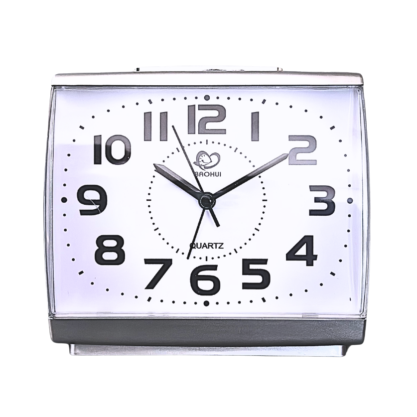 Oversized Nightstand Clock with Luminous Dial & Crisp Alarm – Quiet Sweep Movement for Bedrooms, Dorms & Seniors | Thomler