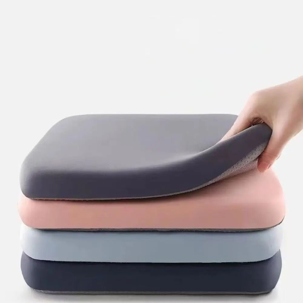 Ergonomic Seat Cushion with Memory Foam Core for Office Chair, Car Seat & Desk – Non-Slip Bottom, Removable Washable Cover, Lightweight | Thomler