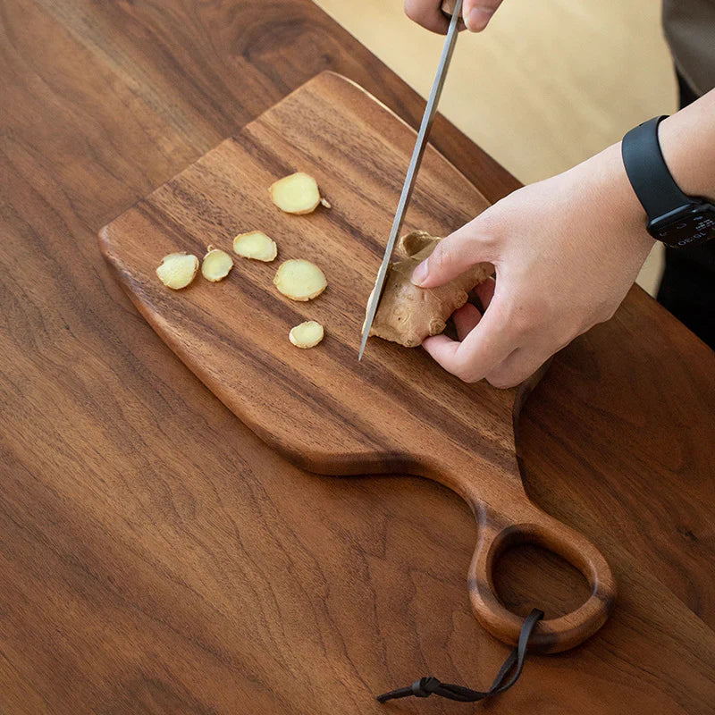 Premium Black Walnut Cutting Board - Reversible Kitchen & Serving Surface for Home Chefs | Thomler