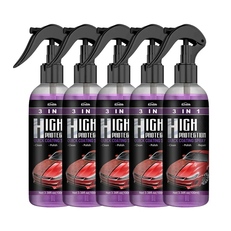 Waterless Car Detailing Spray Polish Cleaner Scratch Remover Protective Nano Coating for Auto Paint Glass Plastic RV Motorcycle Boat | Thomler