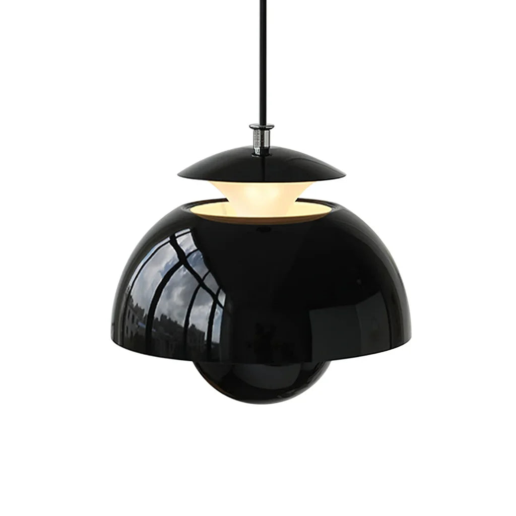 Pendant Light Metal 10 in Spherical Adjustable Living Room Dining Area Modern Chandelier Industrial Style LED Ceiling Fixture | Thomler