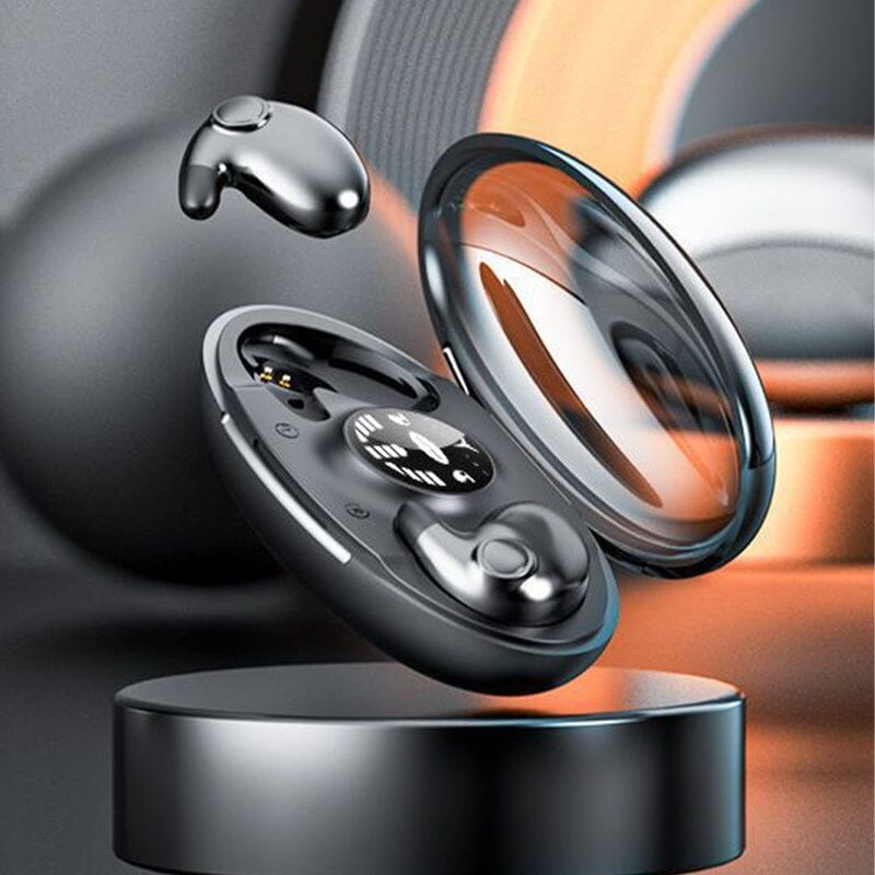 Compact Wireless Bluetooth Sleep Earbuds for Side Sleepers with Noise Isolation & 24-Hour Battery Life for Bedtime Music & Phone Calls | Thomler