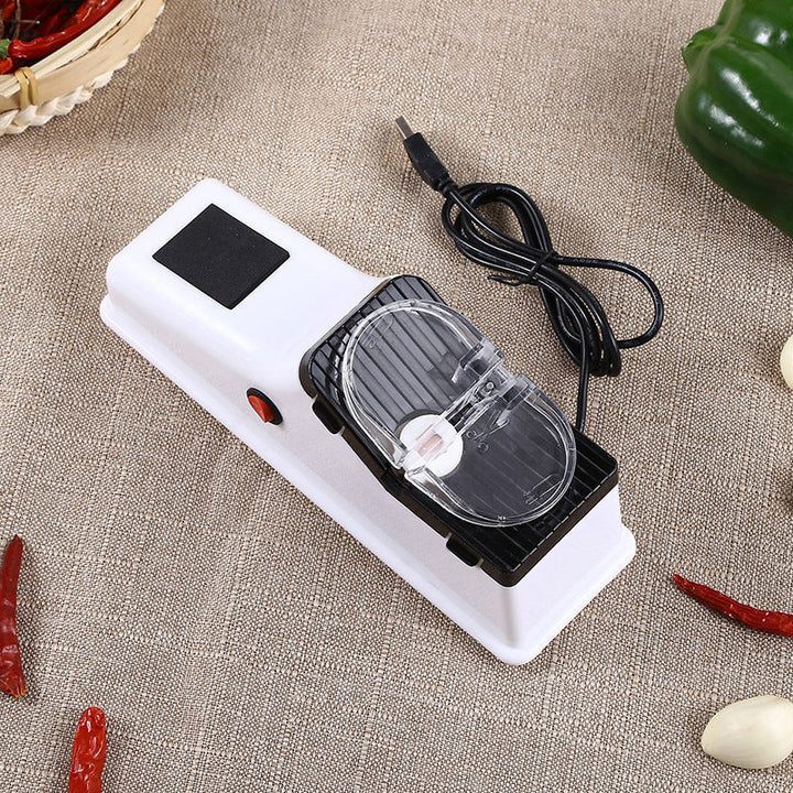Automated Blade Sharpening Tool for Kitchen Knives, Two-Stage Honing System, Quick Edge Restoration for Chef & Utility Cutlery | Thomler