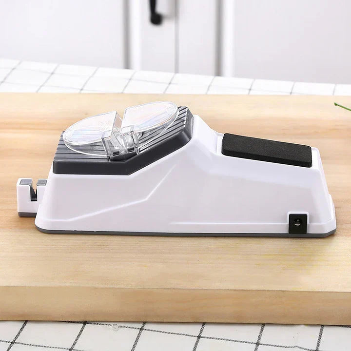 Automated Blade Sharpening Tool for Kitchen Knives, Two-Stage Honing System, Quick Edge Restoration for Chef & Utility Cutlery | Thomler