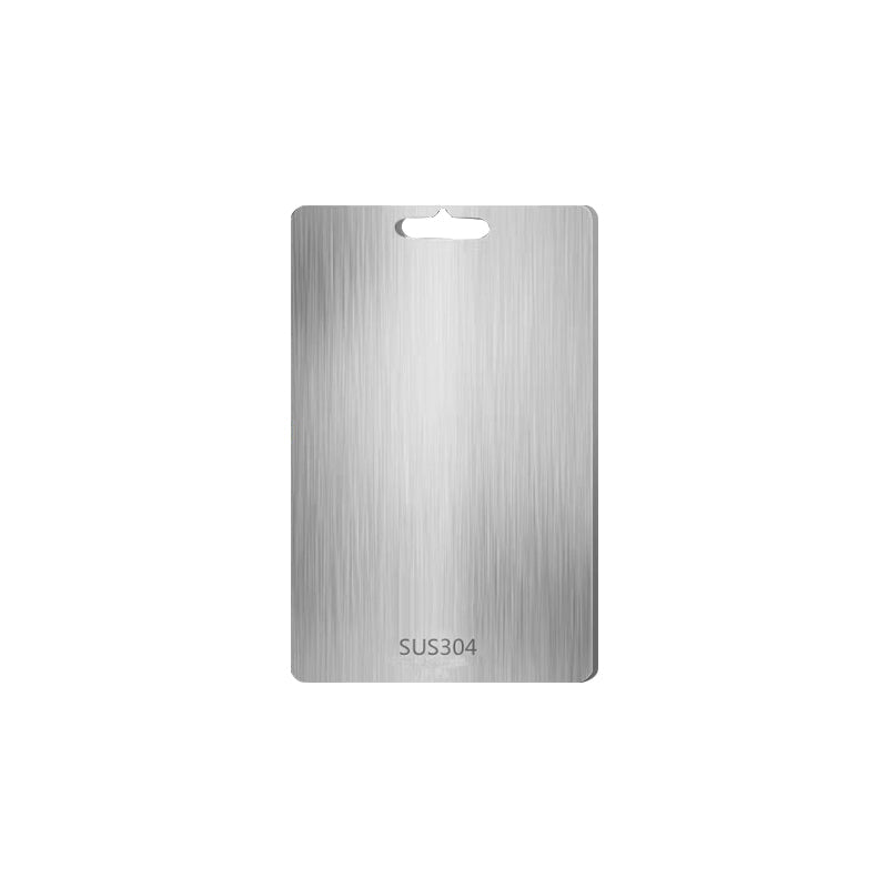 Dual-Surface Stainless Steel Cutting Board for Kitchen Food Prep & Meal Safety | Rust-Resistant Chopping Board for Meat, Vegetables, Bread | Thomler