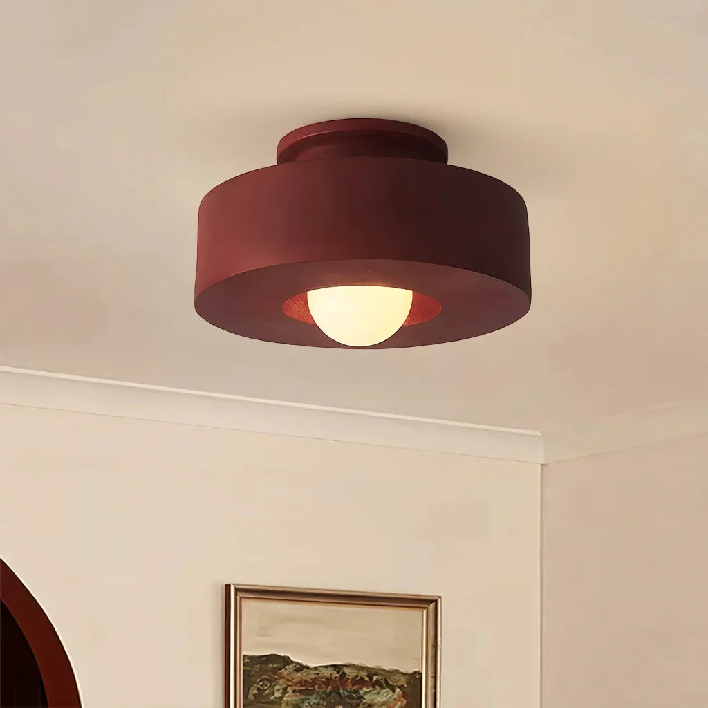 Ceiling Light Resin 11.8 in x 5.9 in LED Minimalist Indoor Lighting Living Room Bedroom Pendant | Thomler