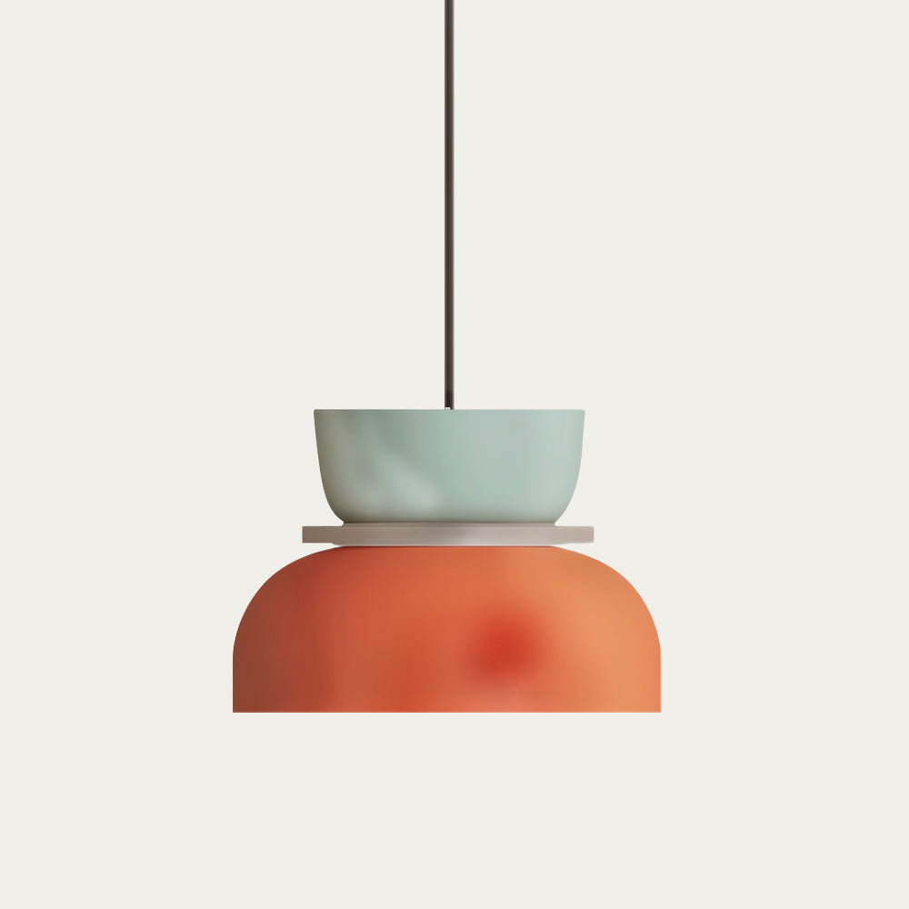 Pendant Light Acrylic 29.0 cm Macaron Pastel Living Room Dining Room Colour Block Hanging Ceiling Lamp E27 | Thomler