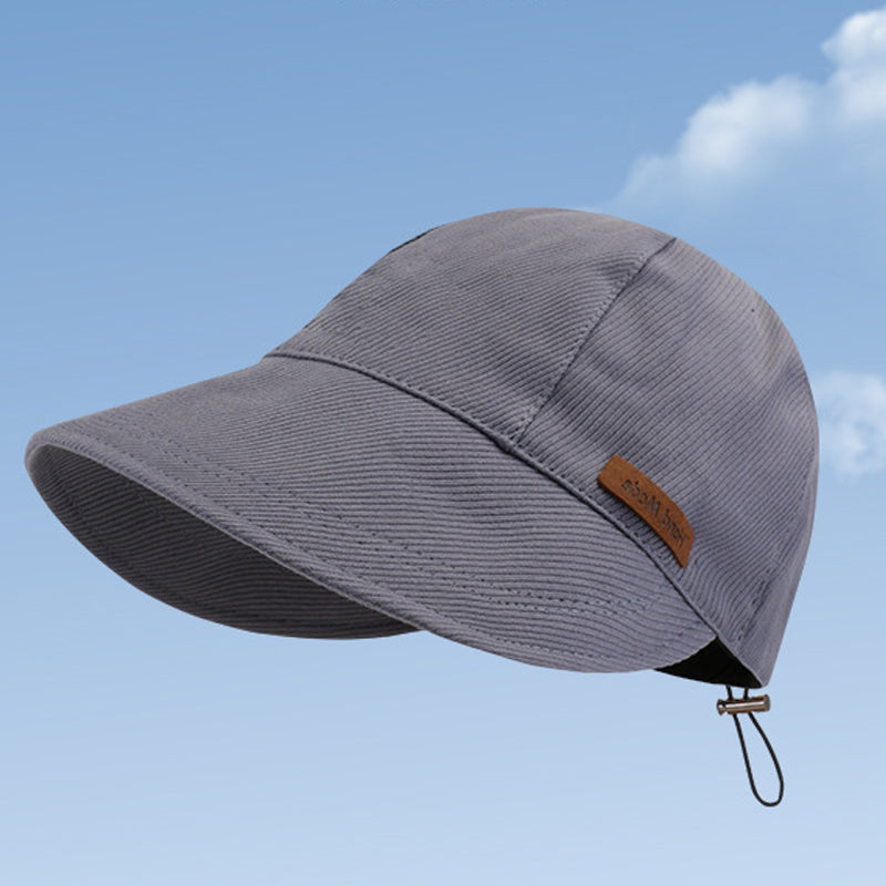 Women's Wide Brim Sun Hat – Foldable UV Protection with Adjustable Drawstring for Beach, Travel & Outdoor | Thomler