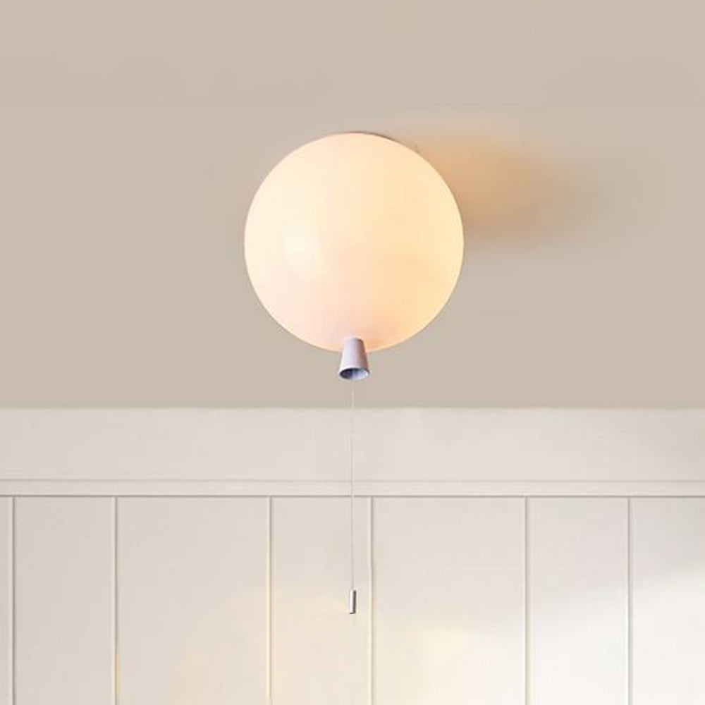 Round LED Ceiling Light Flush Mount White Acrylic Dome for Bedroom Living Room Kids Room | Modern Circle Surface Light 8 10 12 Inch Energy | Thomler