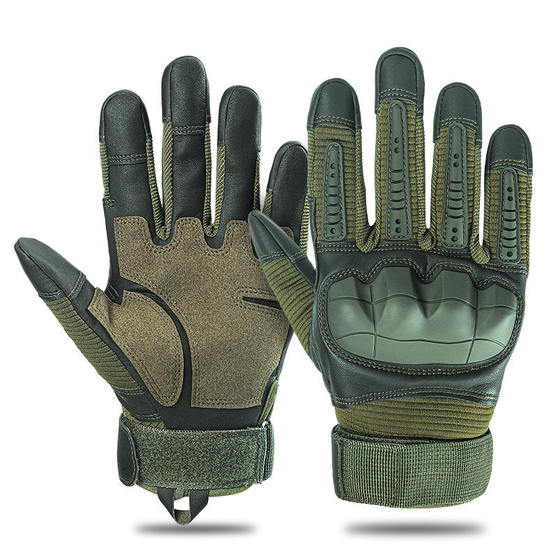 Reinforced Outdoor Work Gloves with Touchscreen Fingertips – Breathable Synthetic Leather Palm for Hunting, Cycling, Climbing & Yard Work | Thomler