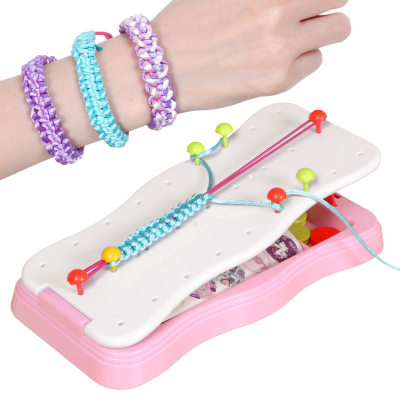 Kids' Friendship Bracelet Weaving Loom Kit – Creative Craft Set for Fine Motor Skills & Imaginative Play | Thomler
