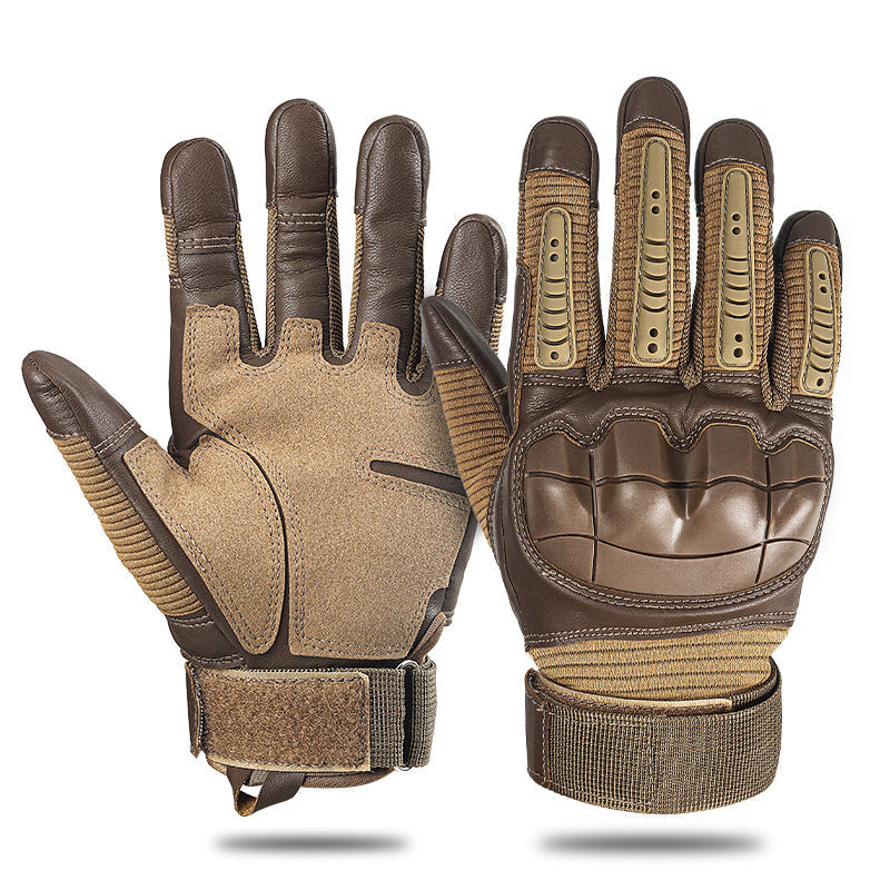 Reinforced Outdoor Work Gloves with Touchscreen Fingertips – Breathable Synthetic Leather Palm for Hunting, Cycling, Climbing & Yard Work | Thomler