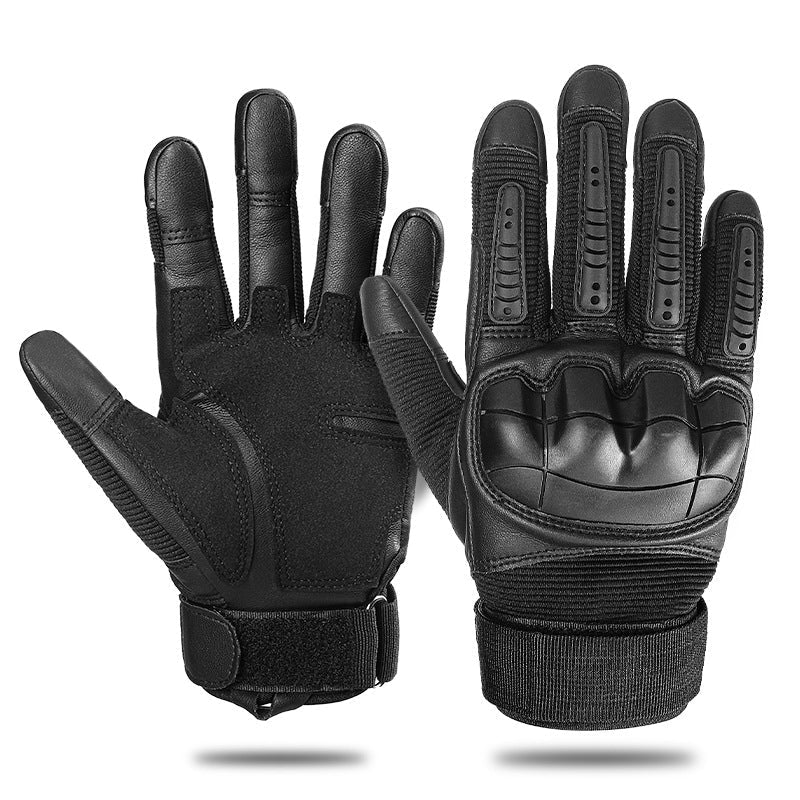 Reinforced Outdoor Work Gloves with Touchscreen Fingertips – Breathable Synthetic Leather Palm for Hunting, Cycling, Climbing & Yard Work | Thomler