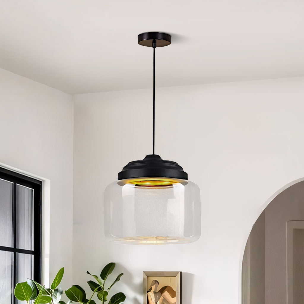 Pendant Light Glass 8.7 in Children’s Room Decorative Ceiling Lamp Whimsical Animal Theme Playful Lighting | Thomler