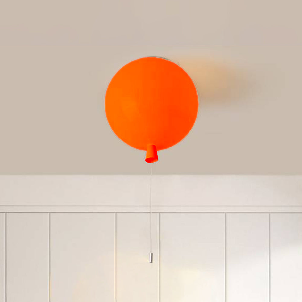 Round LED Ceiling Light Flush Mount White Acrylic Dome for Bedroom Living Room Kids Room | Modern Circle Surface Light 8 10 12 Inch Energy | Thomler