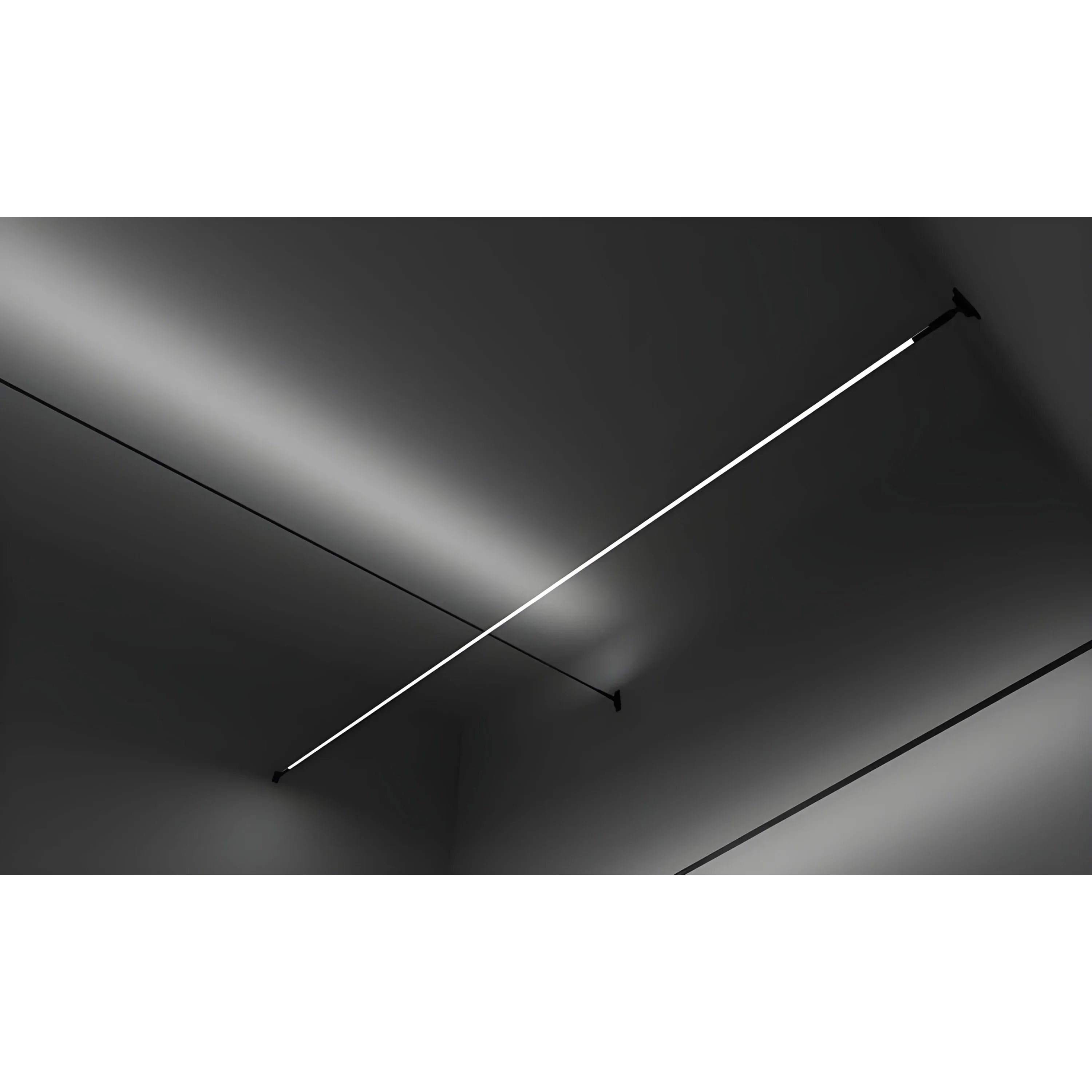 Wall Lamp Stainless Steel Linear LED RGBW Dimmable Black Bedroom Living Room Modern Indoor Lighting Fixture | Thomler