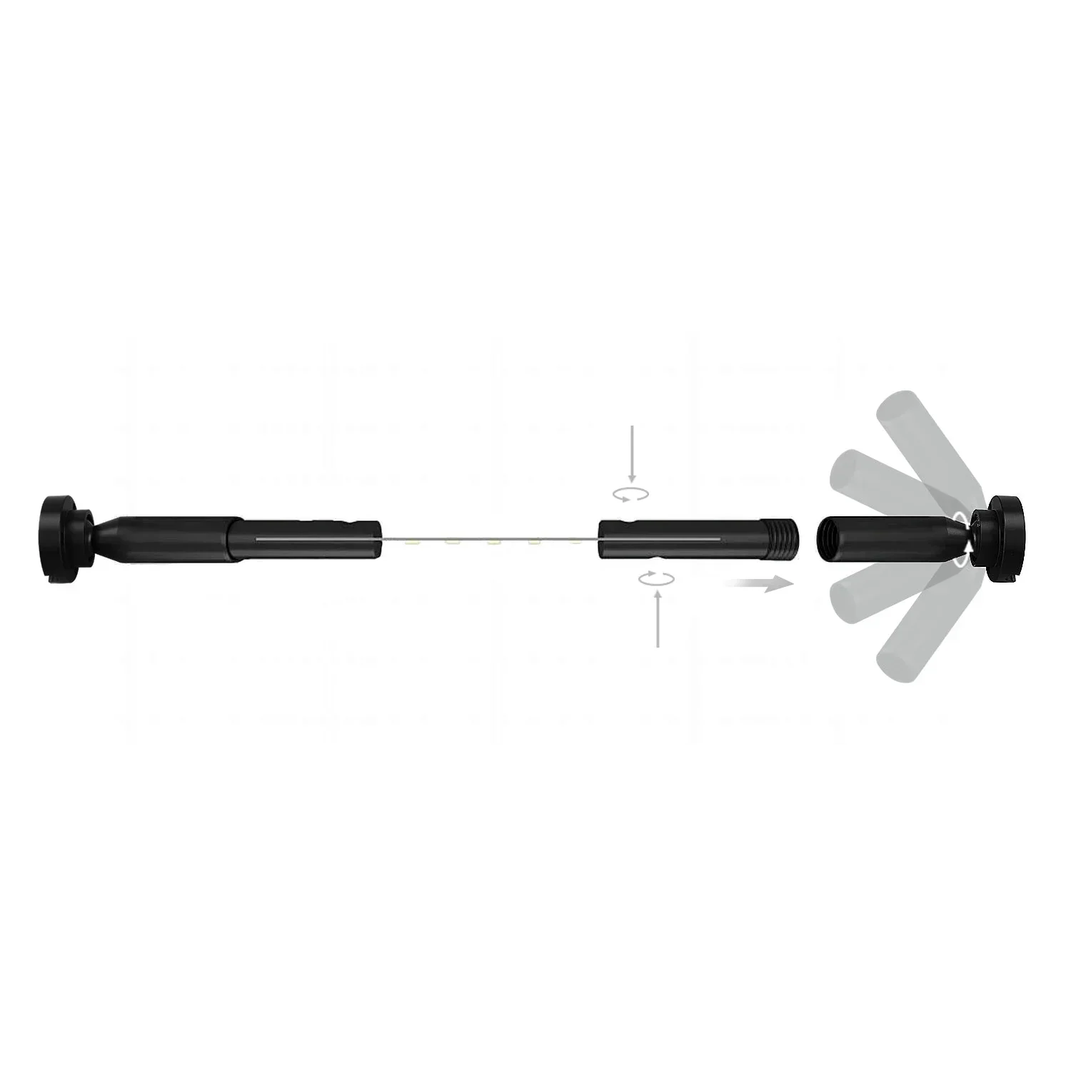 Wall Lamp Stainless Steel Linear LED RGBW Dimmable Black Bedroom Living Room Modern Indoor Lighting Fixture | Thomler