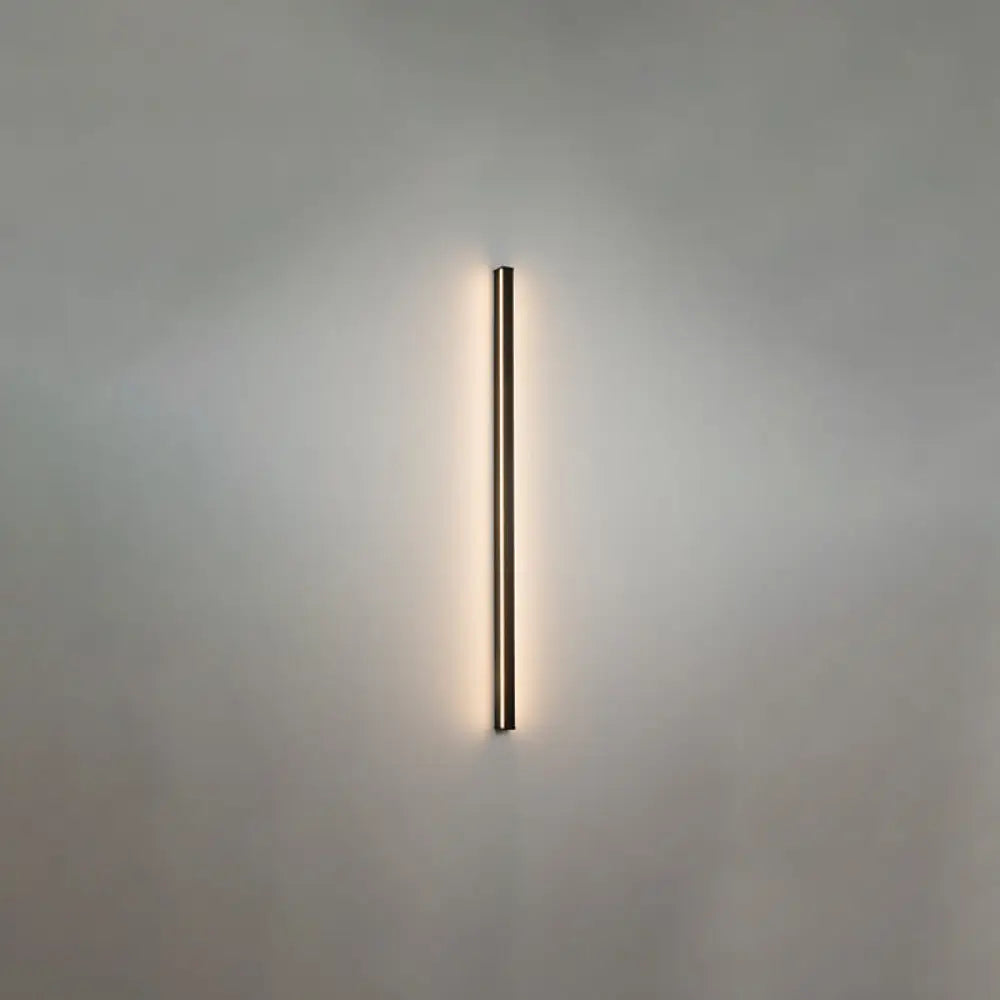 Modern Black LED Wall Light Fixture – Vertical or Horizontal Install for Hallway, Bedroom & Living Room | Thomler