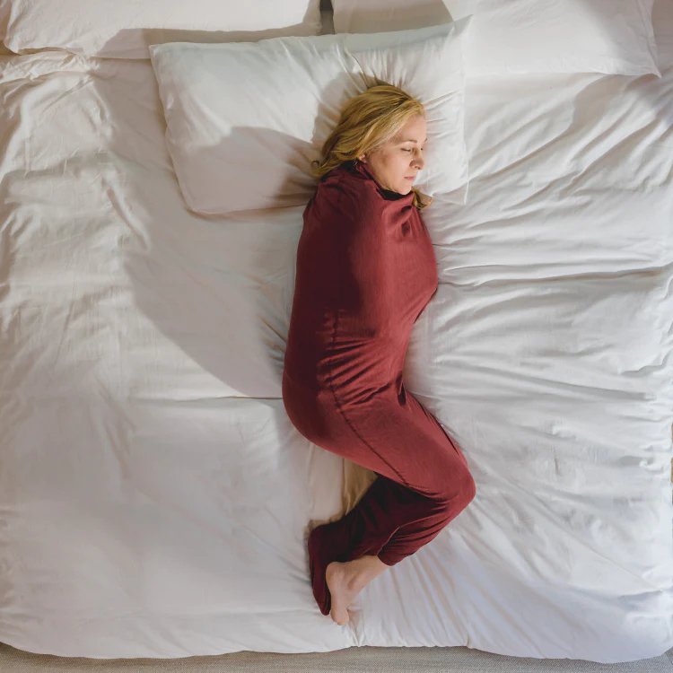 Compression Therapy Cocoon Blanket for Adults – Wearable Sleep Wrap with Gentle Pressure for Stress Relief & Better Rest | Thomler