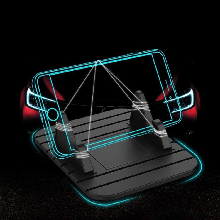 Dashboard Phone Mount Silicone Grip Holder for Car Navigation & Hands-Free Calls, Non-Slip Cradle for iPhone & Android | Thomler