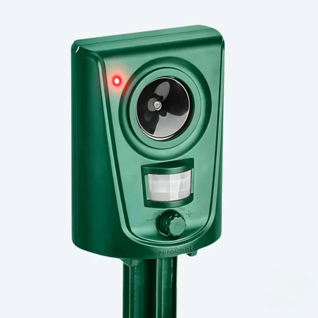 Outdoor Motion-Activated Ultrasonic Animal Deterrent for Yards & Gardens – Weatherproof Pest Control Device | Thomler