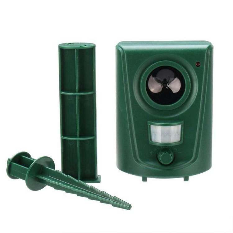 Outdoor Motion-Activated Ultrasonic Animal Deterrent for Yards & Gardens – Weatherproof Pest Control Device | Thomler