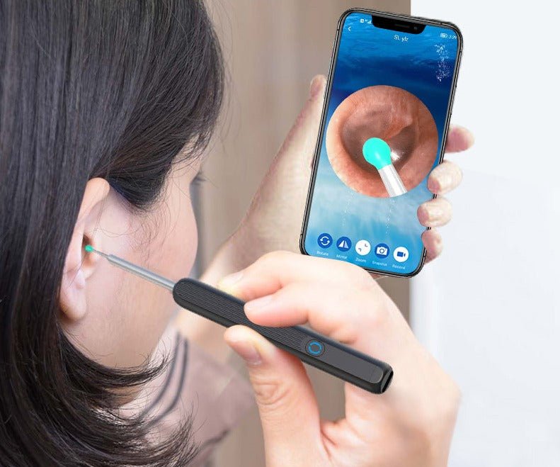 Visual Ear Wax Removal Tool with HD Camera Scope for iPhone Android Wireless Ear Cleaning Kit Safe Scoop Adults Kids | Thomler