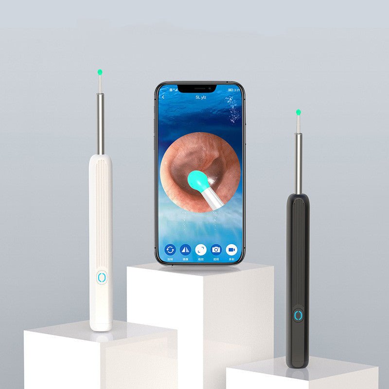 Wireless Ear Cleaning Camera with HD Scope and Silicone Tip for iPhone & Android Safe Wax Removal Tool | Thomler