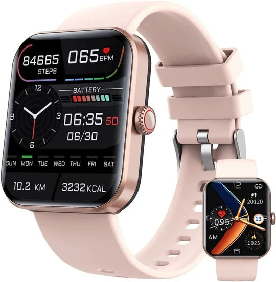 Fitness Tracker Smartwatch with Glucose Monitor, Heart Rate & Sleep Tracking for Active Wellness | Thomler