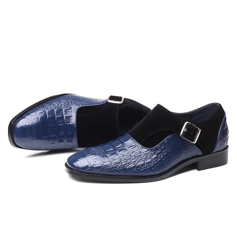 Men's Textured Faux Leather Oxford Shoes for Formal Events & Business Wear | Thomler