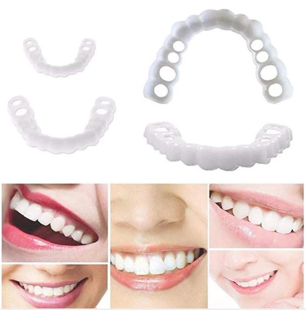 Snap-On Dental Veneers – Temporary Cosmetic Teeth Covers for Upper & Lower Jaw | Thomler