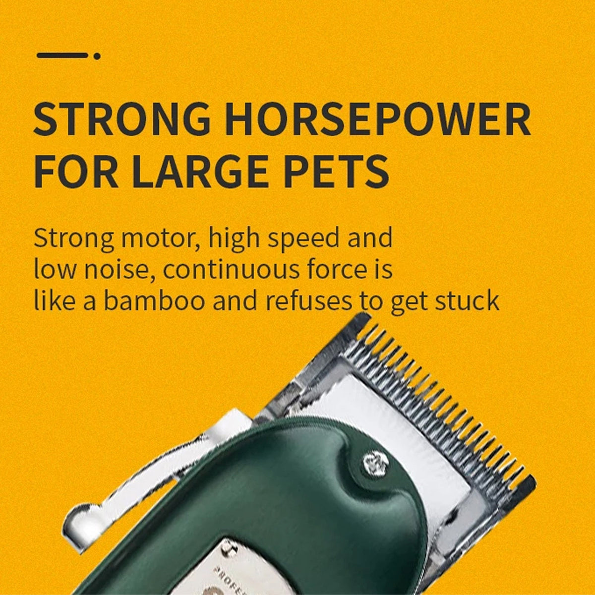 Cordless Pet Grooming Clippers with Quiet Motor & Steel Blades for Dogs & Cats – Rechargeable Trimmer Kit with LED Display | Thomler