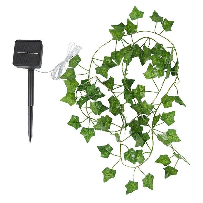 String Lights PVC Solar 16 ft Outdoor Garden Patio Wedding Decor Vine LED Flexible | Thomler