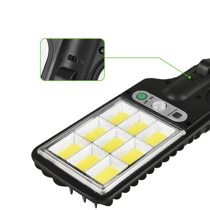 Solar Powered Floodlight Outdoor Security Light with Motion Sensor & Remote Control Waterproof IP67 for Yard Garage Driveway Garden Patio | Thomler