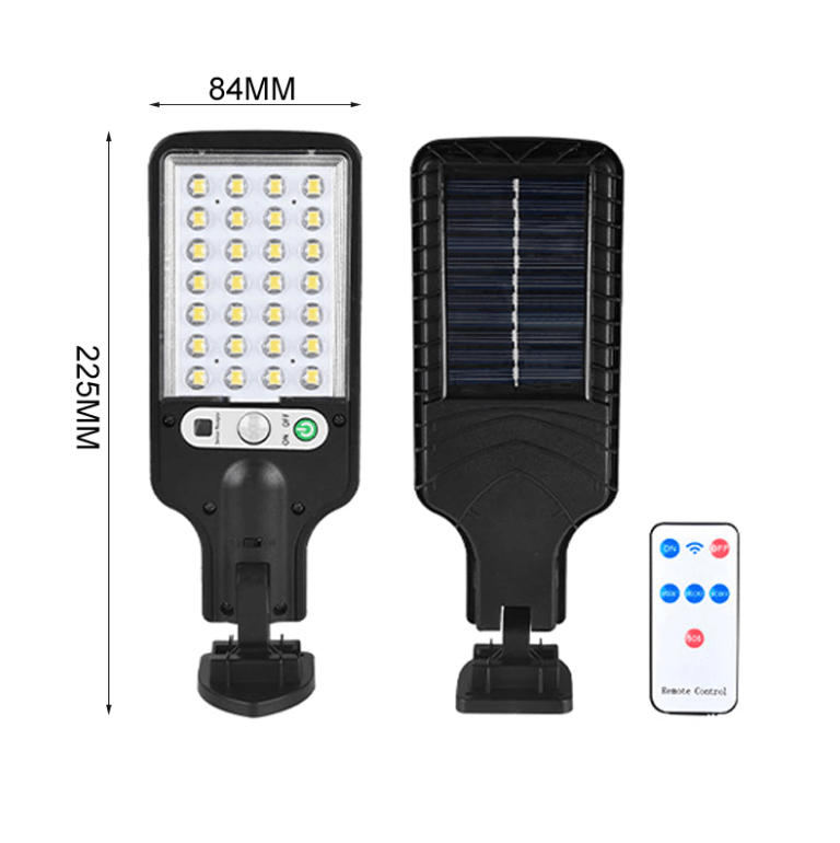Solar Powered Floodlight Outdoor Security Light with Motion Sensor & Remote Control Waterproof IP67 for Yard Garage Driveway Garden Patio | Thomler