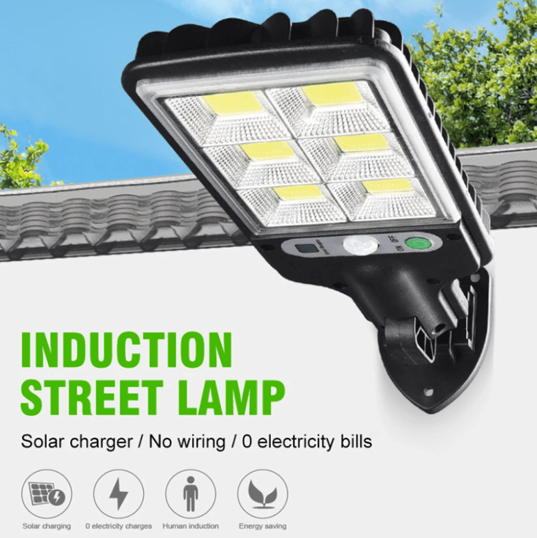Solar Powered Floodlight Outdoor Security Light with Motion Sensor & Remote Control Waterproof IP67 for Yard Garage Driveway Garden Patio | Thomler