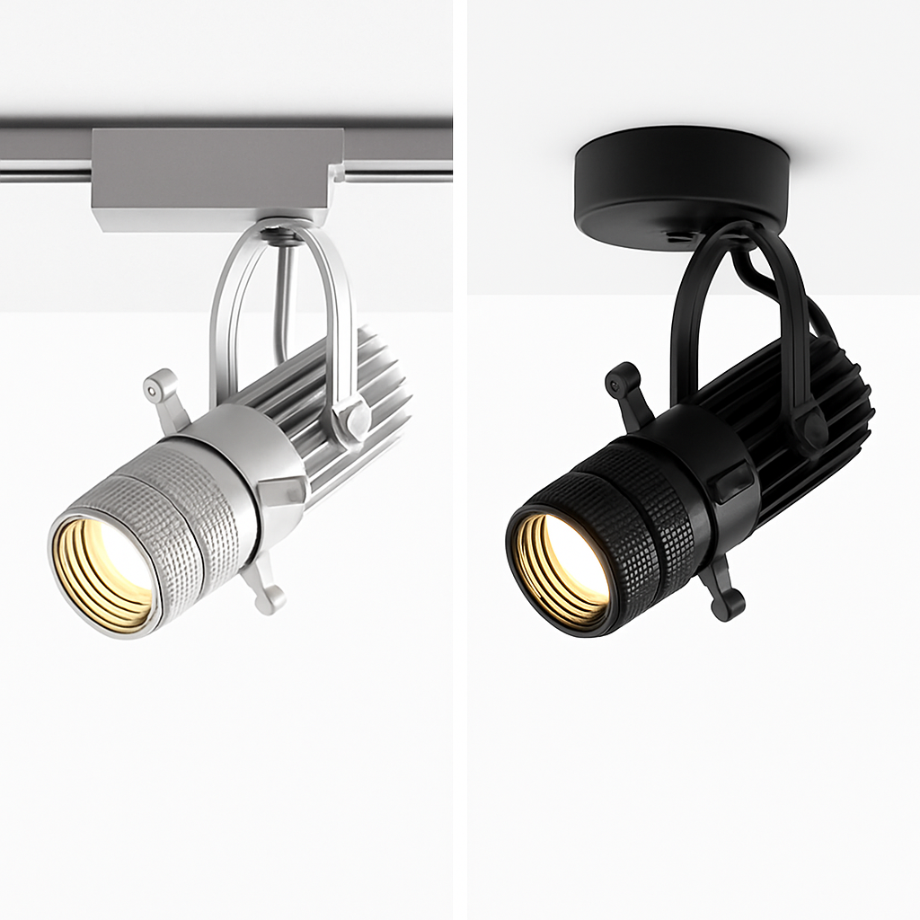 Dimmable LED Track Spotlight with Adjustable Beam Angle for Kitchen, Dining Room & Retail Display | Thomler