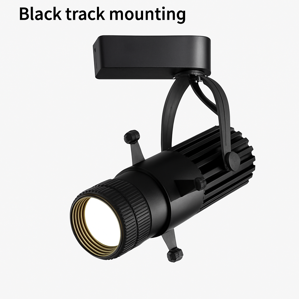 Dimmable LED Track Spotlight with Adjustable Beam Angle for Kitchen, Dining Room & Retail Display | Thomler