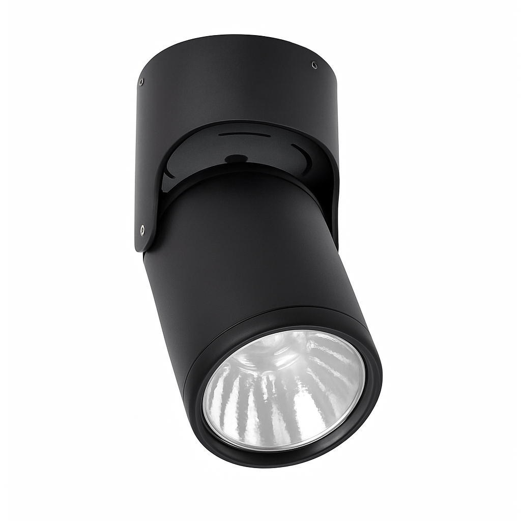 Adjustable Ceiling Spotlight Metal Surface Mount Track Light Rotatable Directional LED Downlight for Kitchen Living Room Bedroom | Thomler