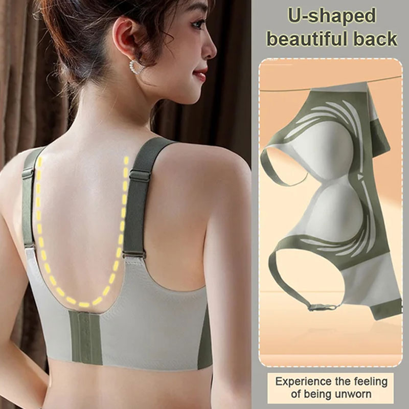 Wireless Lift Bra for Women | Supportive Push-Up Design with Anti-Sag Technology for Everyday Comfort and Cleavage | Adjustable Soft-Cup Und | Thomler